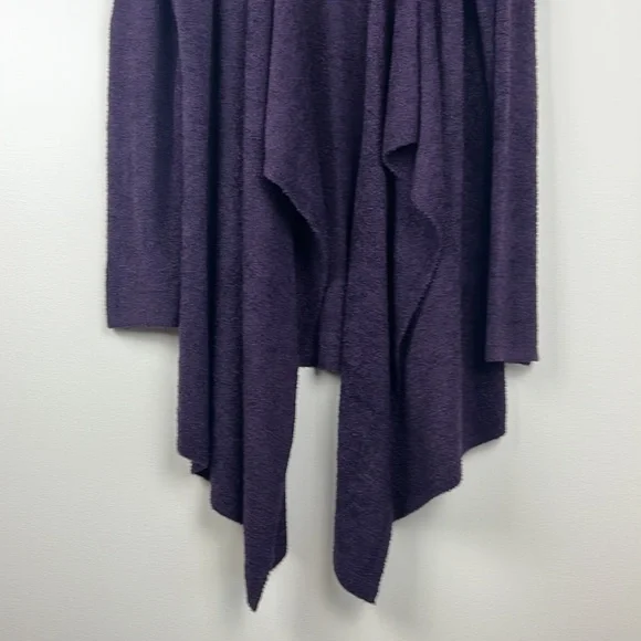 Barefoot Dreams women’s Bamboo Chic Lite cardigan in purple. Size L/XL - Picture 6 of 11